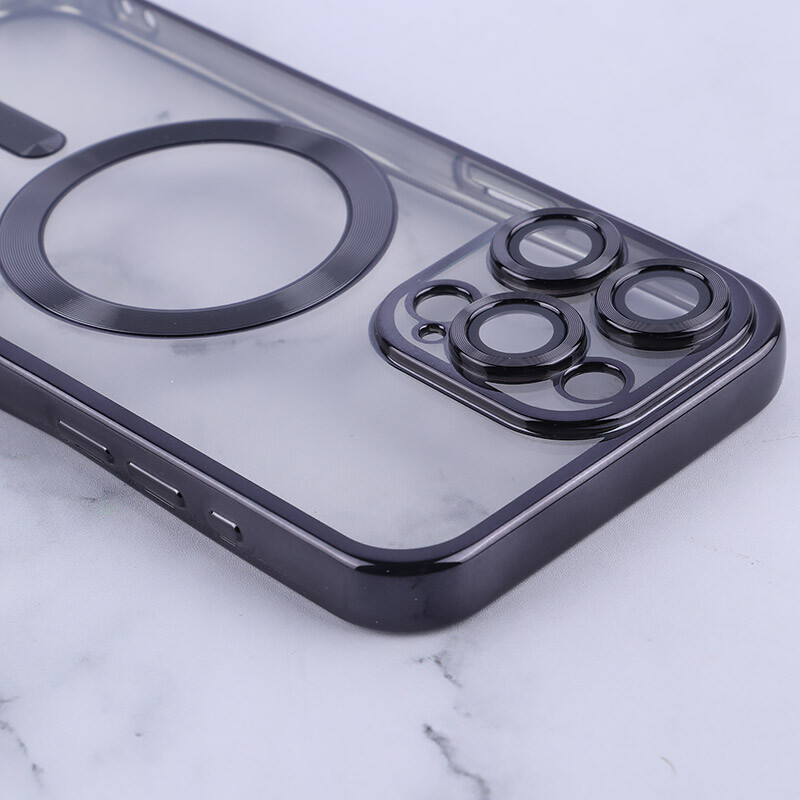 قاب ژله ای مگ سیف آیفون iPhone 15 Pro Max محافظ لنزدار - 5