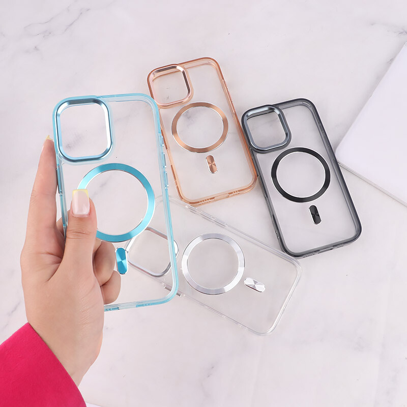 قاب ژله ای مگ سیف آیفون iPhone 16 دور محافظ لنز متال - 2