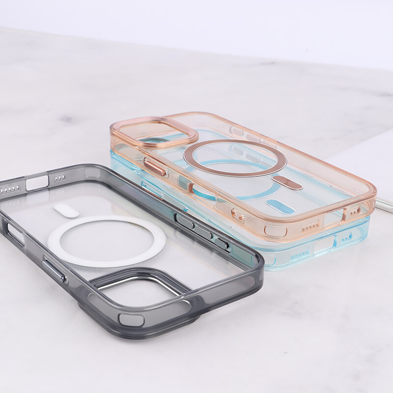 قاب ژله ای مگ سیف آیفون iPhone 16 دور محافظ لنز متال - 7
