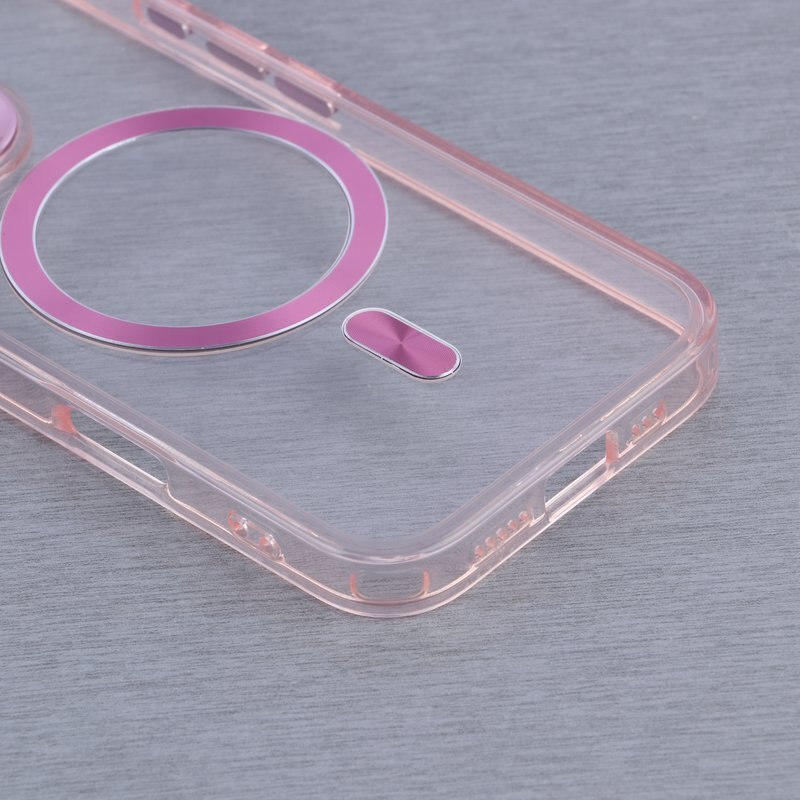 قاب ژله ای مگ سیف آیفون iPhone 16 دور محافظ لنز متال - 8