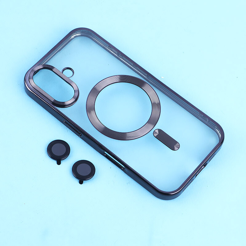 قاب ژله ای مگ سیف آیفون iPhone 16 دور رنگی با محافظ لنز رینگی - 4