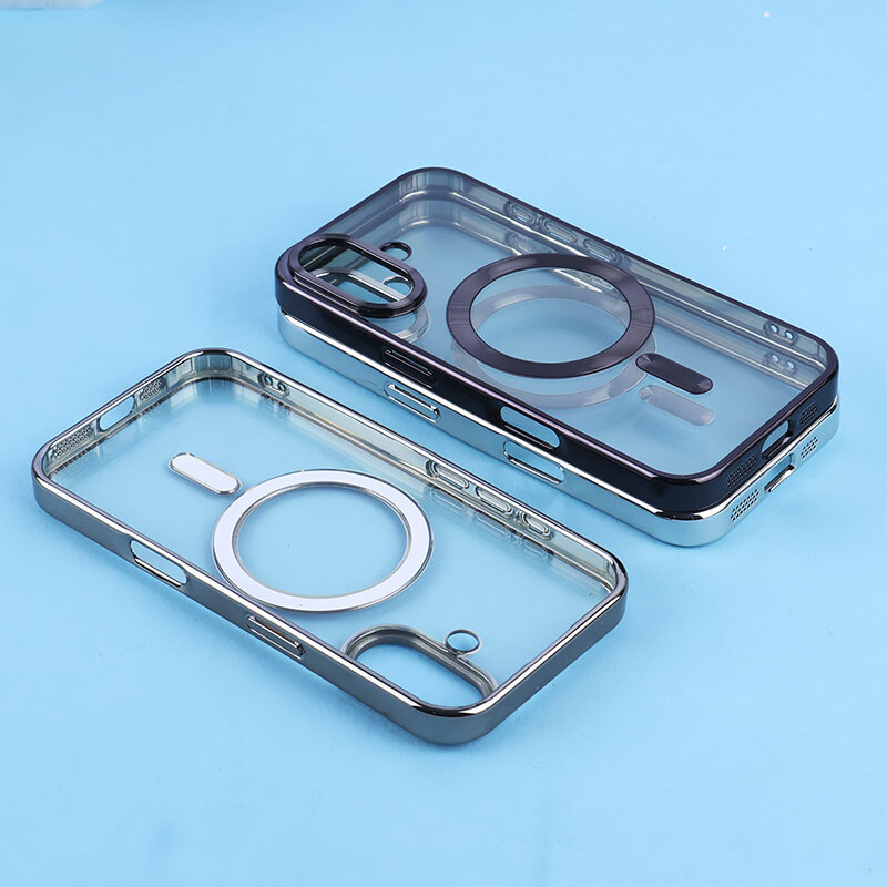 قاب ژله ای مگ سیف آیفون iPhone 16 دور رنگی با محافظ لنز رینگی - 6