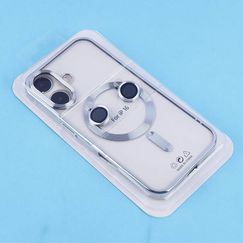قاب ژله ای مگ سیف آیفون iPhone 16 دور رنگی با محافظ لنز رینگی - 8