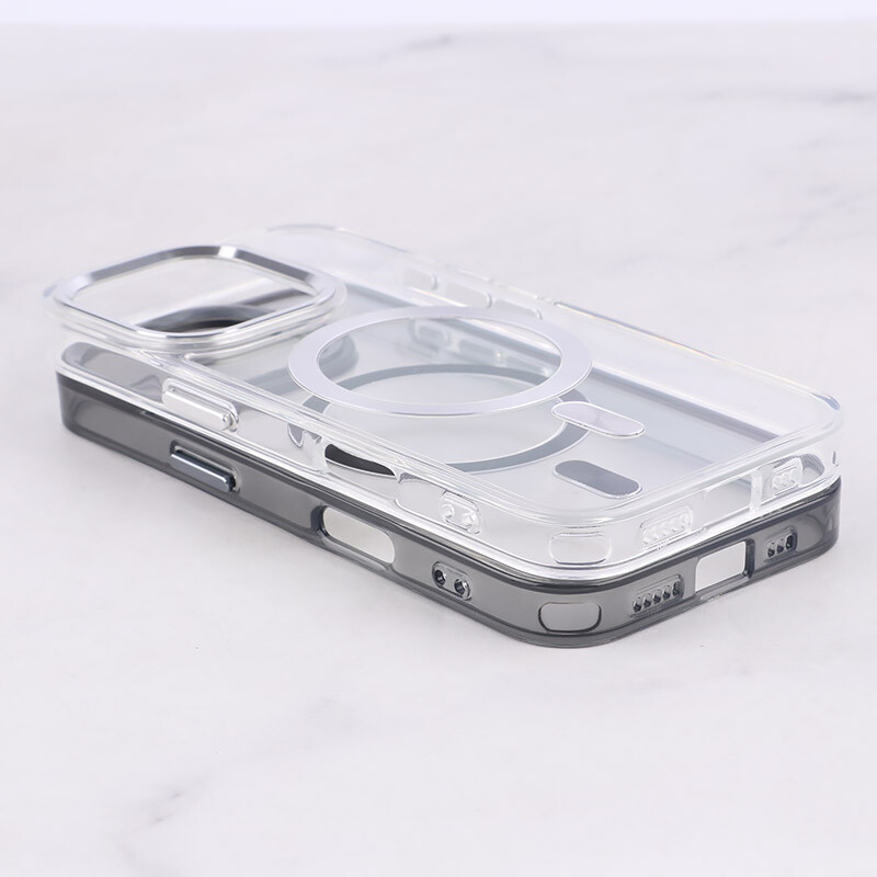 قاب ژله ای مگ سیف آیفون iPhone 16 Pro دور محافظ لنز متال - 3