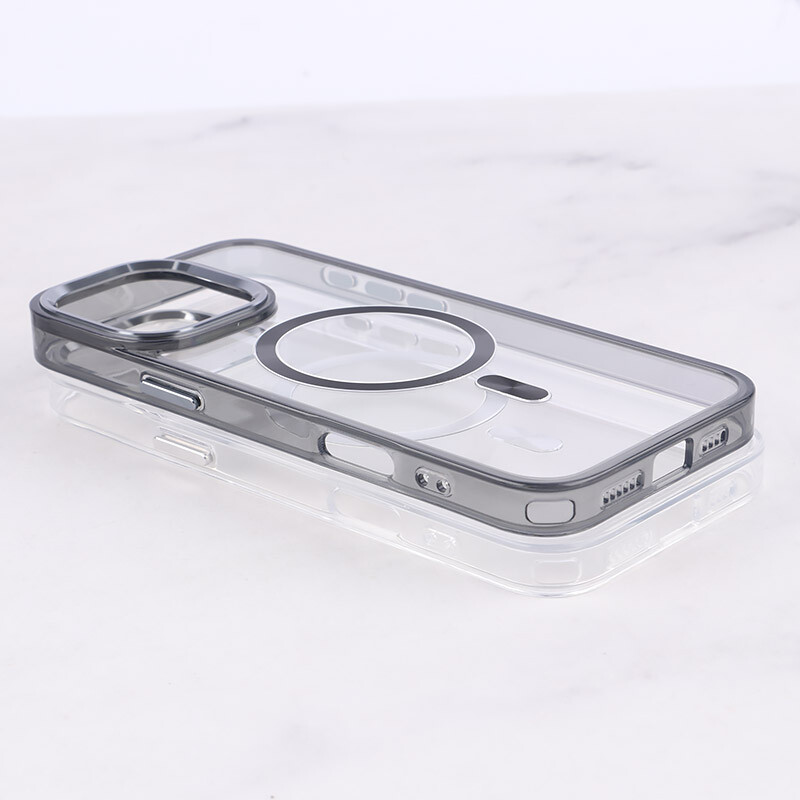 قاب ژله ای مگ سیف آیفون iPhone 16 Pro Max دور محافظ لنز متال - 4