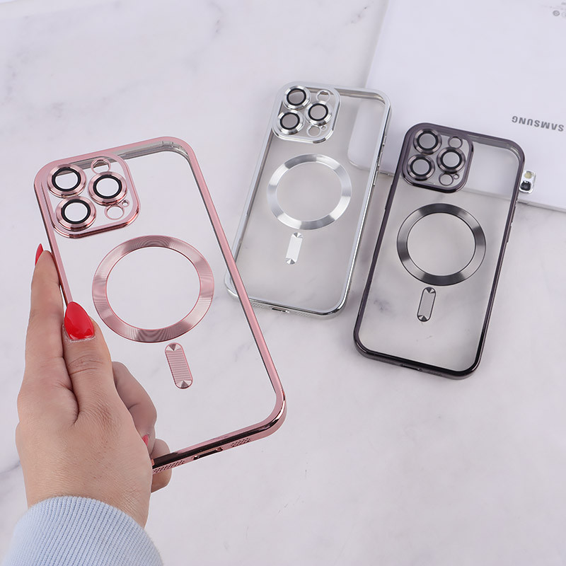 قاب ژله ای مگ سیف آیفون iPhone 16 Pro Max محافظ لنزدار - 3