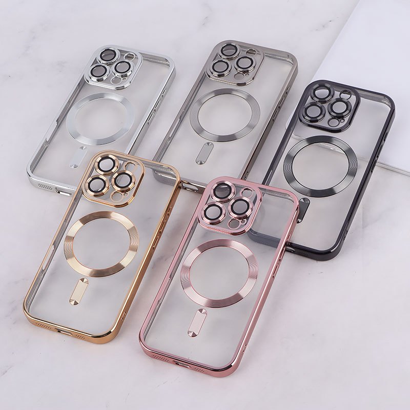 قاب ژله ای مگ سیف آیفون iPhone 16 Pro محافظ لنزدار