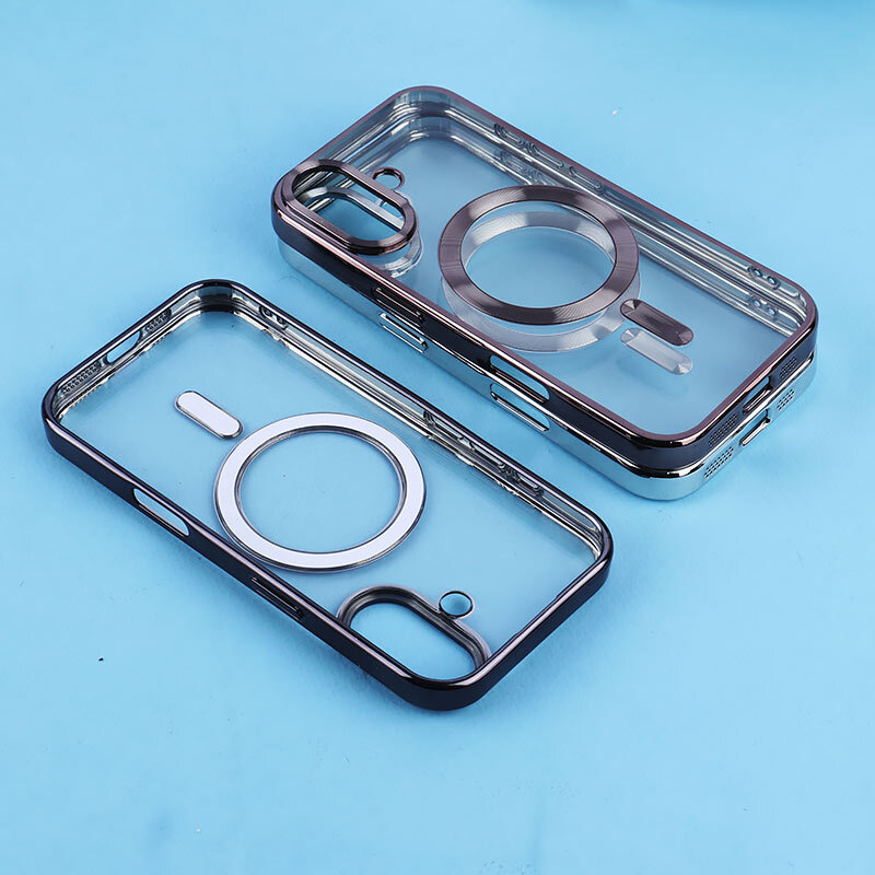 قاب ژله ای مگ سیف آیفون iPhone 17 دور رنگی با محافظ لنز رینگی - 7