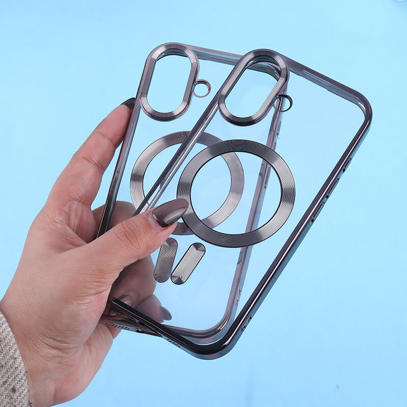قاب ژله ای مگ سیف آیفون iPhone 17 دور رنگی با محافظ لنز رینگی - 8