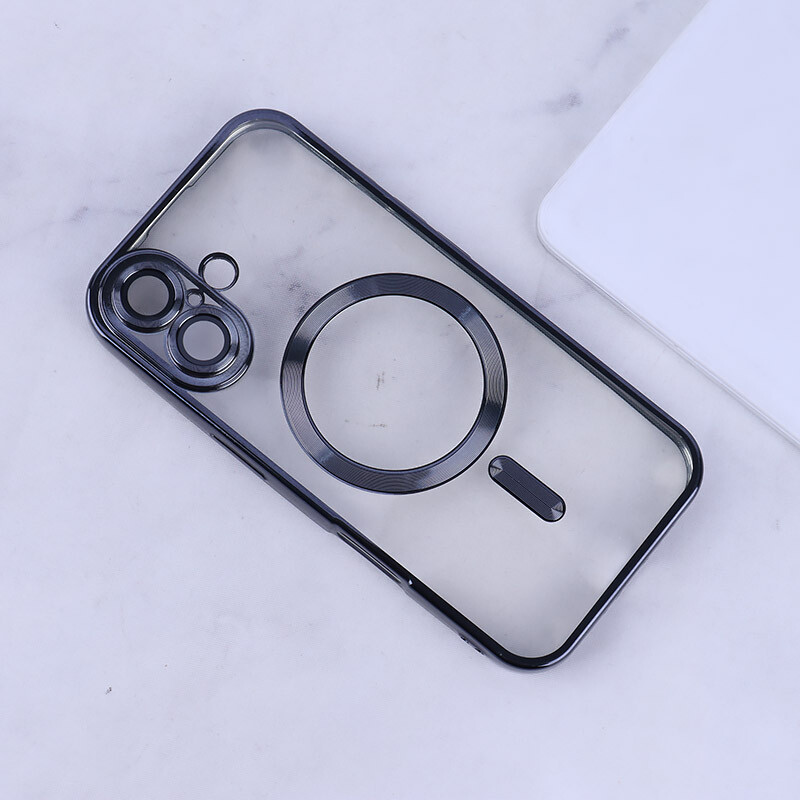 قاب ژله ای مگ سیف Q Series آیفون iPhone 16 محافظ لنزدار - 4