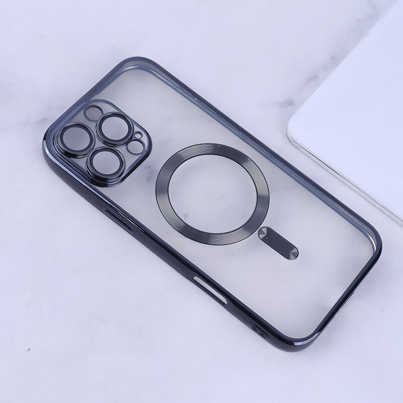 قاب ژله ای مگ سیف Q Series آیفون iPhone 16 Pro Max محافظ لنزدار - 7
