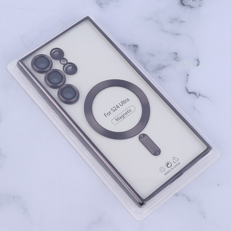 قاب ژله ای مگ سیف سامسونگ Galaxy S24 Ultra محافظ لنزدار - 2