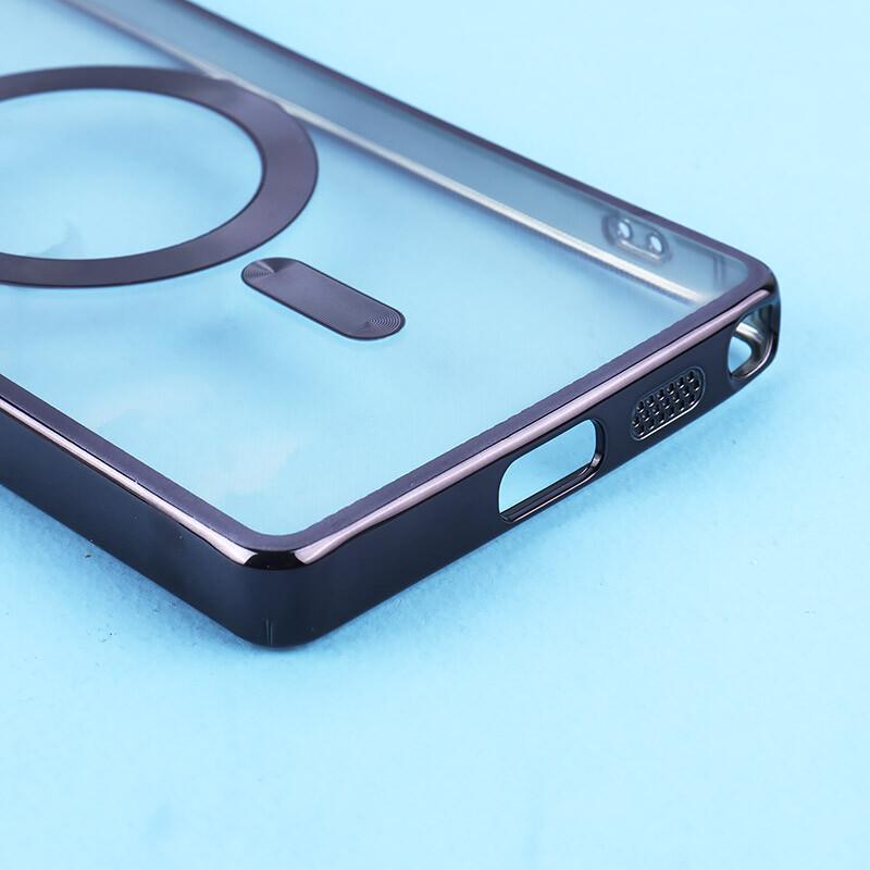 قاب ژله ای مگ سیف سامسونگ Galaxy S25 Ultra دور رنگی با محافظ لنز رینگی - 6