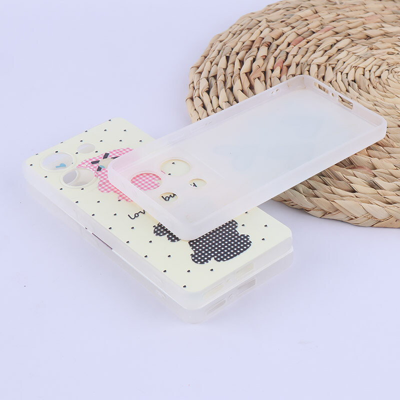 قاب ژله ای شیائومی Redmi Note 13 4G طرح دار چاپی محافظ لنزدار - 4