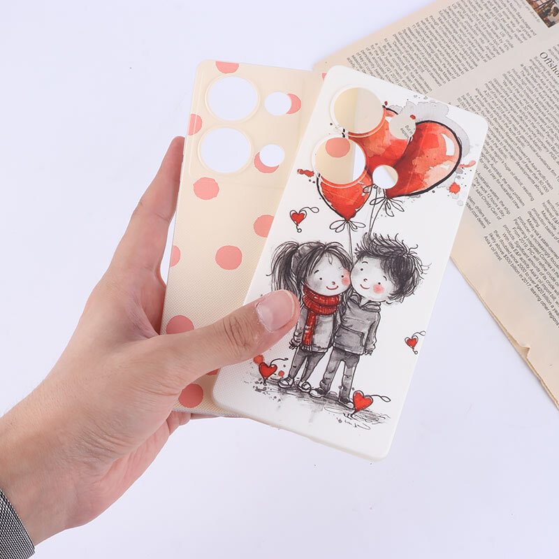 قاب ژله ای شیائومی Redmi Note 13 Pro 4G طرح دار چاپی محافظ لنزدار - 4