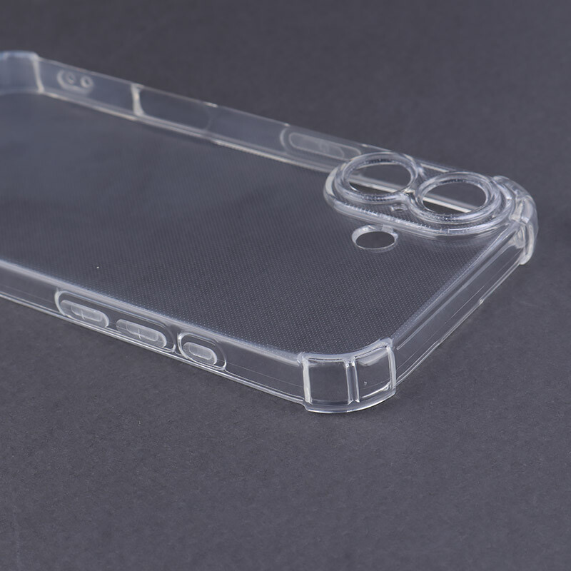قاب ژله ای ضربه گیر بی رنگ آیفون iPhone 16 محافظ لنزدار - 4