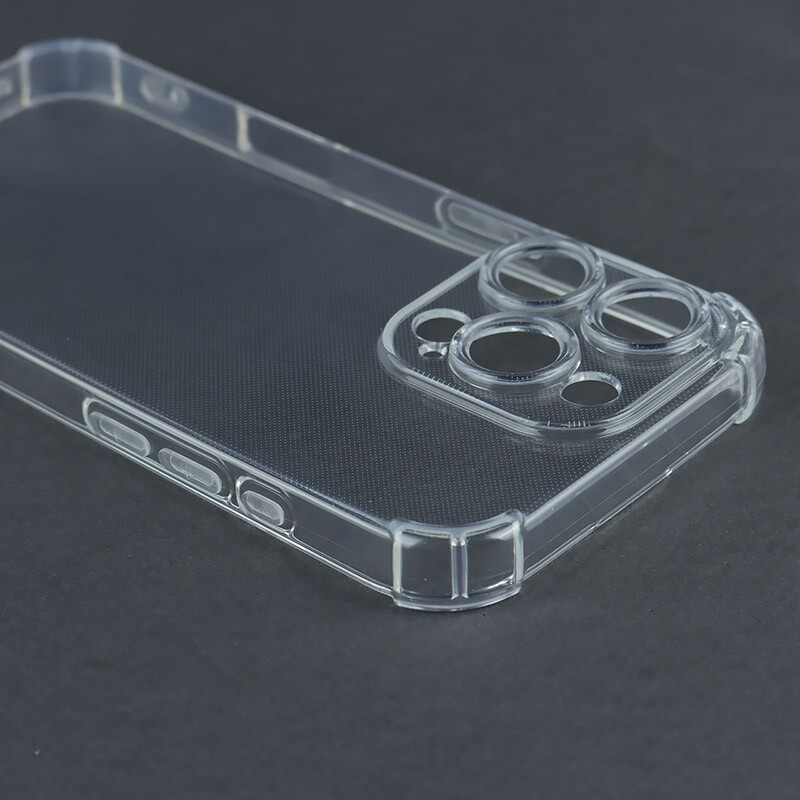 قاب ژله ای ضربه گیر بی رنگ آیفون iPhone 16 Pro محافظ لنزدار - 5