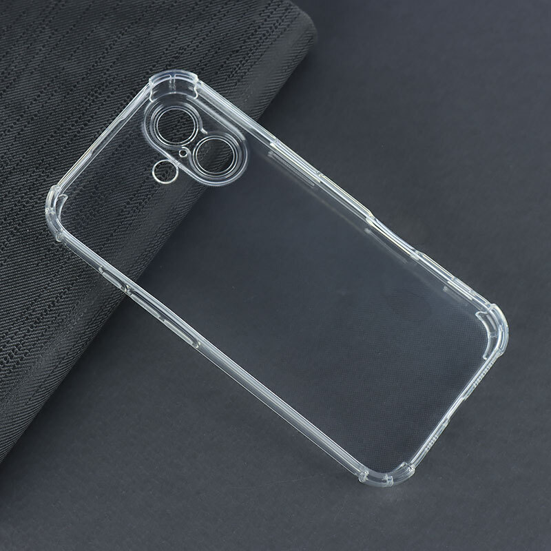 قاب ژله ای ضربه گیر بی رنگ آیفون iPhone 17 محافظ لنزدار - 2