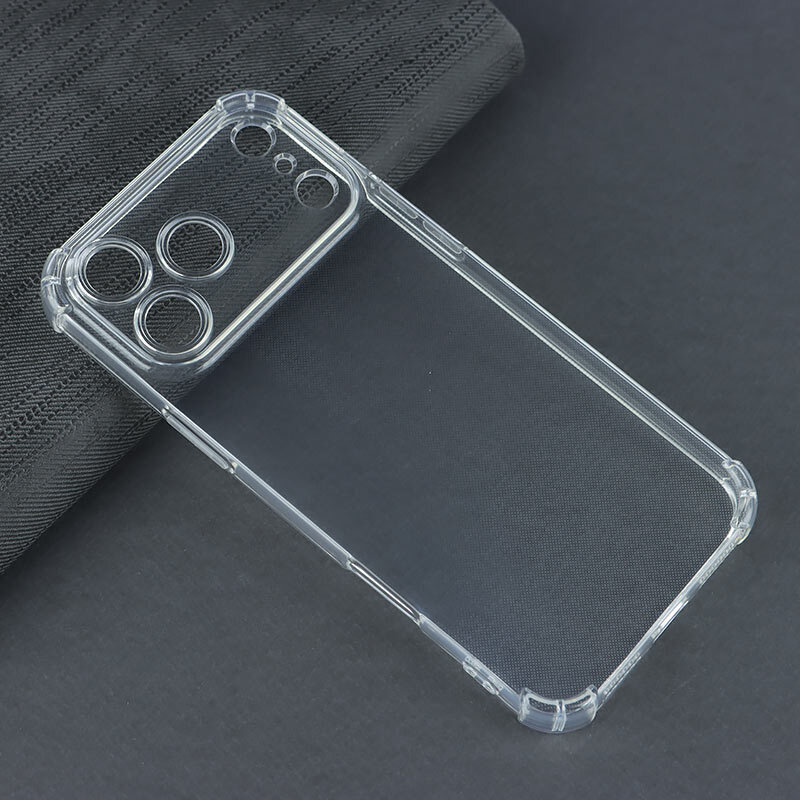 قاب ژله ای ضربه گیر بی رنگ آیفون iPhone 17 Pro Max محافظ لنزدار - 2