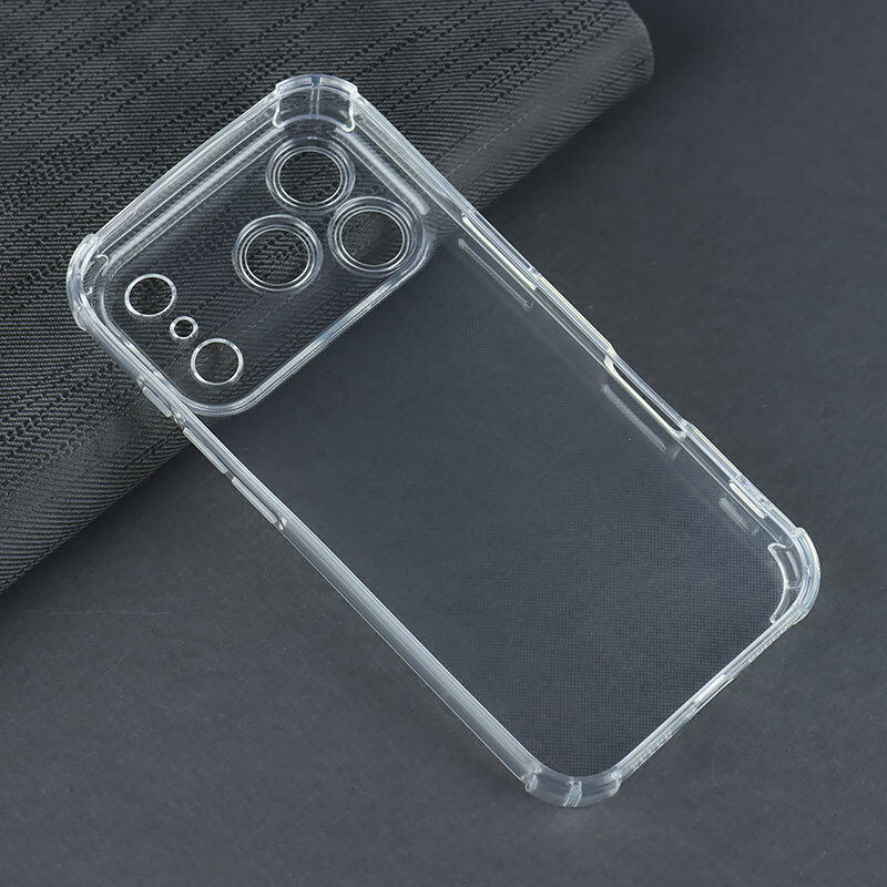 قاب ژله ای ضربه گیر بی رنگ آیفون iPhone 17 Pro محافظ لنزدار - 2