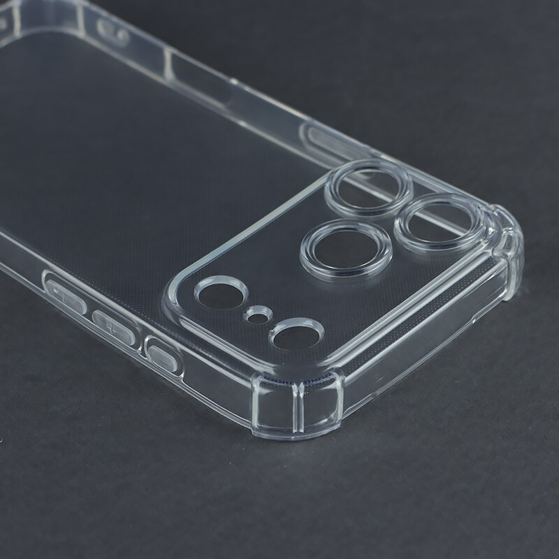 قاب ژله ای ضربه گیر بی رنگ آیفون iPhone 17 Pro محافظ لنزدار - 5
