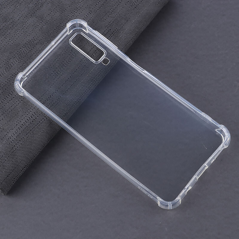 قاب ژله ای ضربه گیر بی رنگ سامسونگ Galaxy A7 2018 محافظ لنزدار - 3
