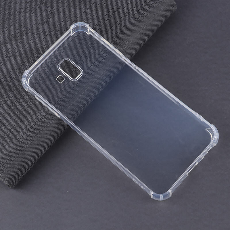 قاب ژله ای ضربه گیر بی رنگ سامسونگ Galaxy J6 Plus محافظ لنزدار - 3