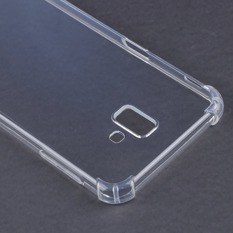 قاب ژله ای ضربه گیر بی رنگ سامسونگ Galaxy J6 Plus محافظ لنزدار - 4