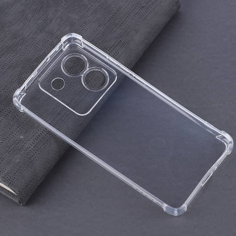 قاب ژله ای ضربه گیر بی رنگ شیائومی Poco M7 Pro 5G محافظ لنزدار - 2