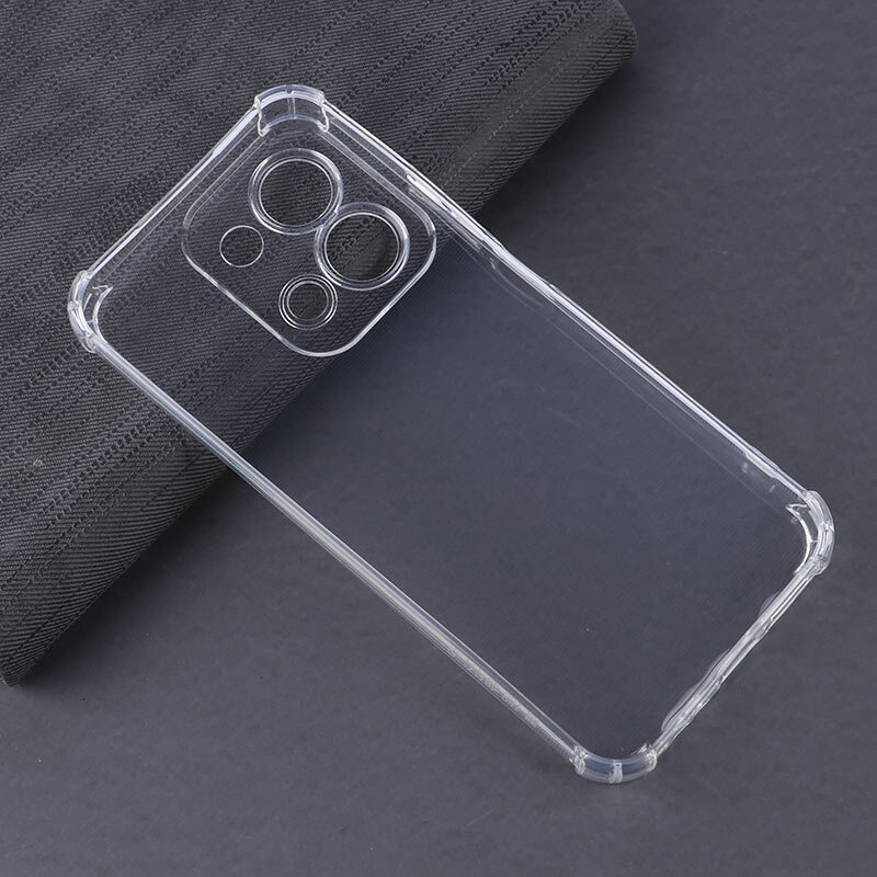 قاب ژله ای ضربه گیر بی رنگ شیائومی Redmi 15C محافظ لنزدار - 3
