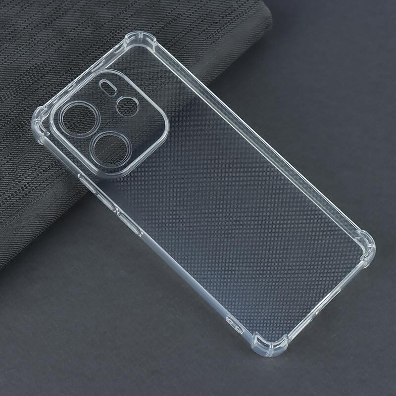 قاب ژله ای ضربه گیر بی رنگ شیائومی Redmi Note 14 محافظ لنزدار - 2