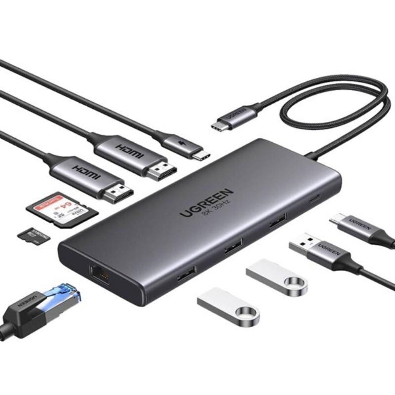 هاب 10 پورت Type-C یوگرین CM639-45380 - 2