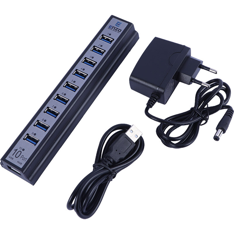 هاب 10 پورت USB انزو UH-10A - 6
