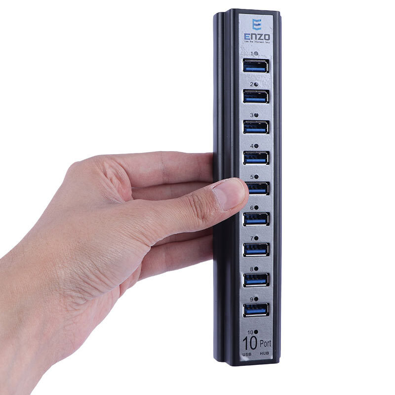 هاب 10 پورت USB انزو UH-10A - 7