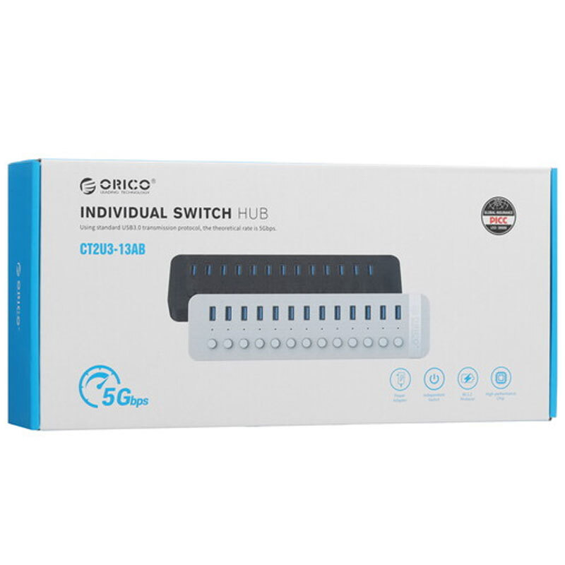 هاب 13 پورت USB 3.0 اوریکو CT2U3-13AB - 2