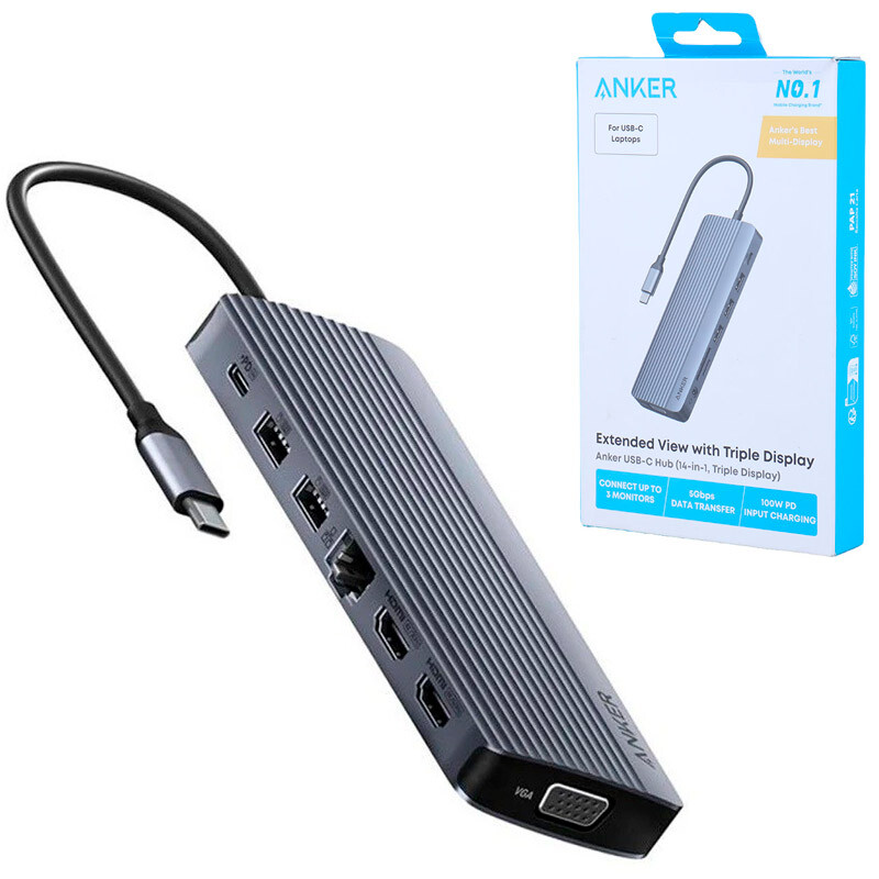 هاب 14 پورت Type-C انکر A8389HA1