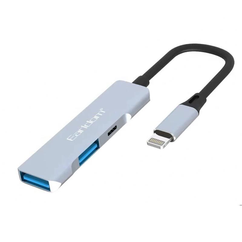 هاب 3 پورت Lightning ارلدام ET-HUB11 - 2