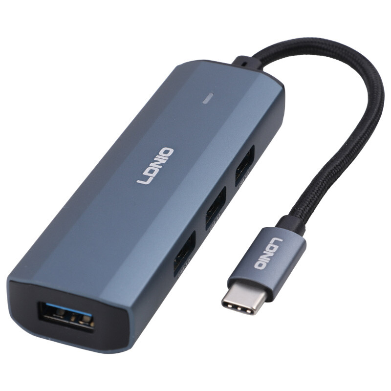 هاب 4 پورت Type-C الدینیو DS-114C - 4