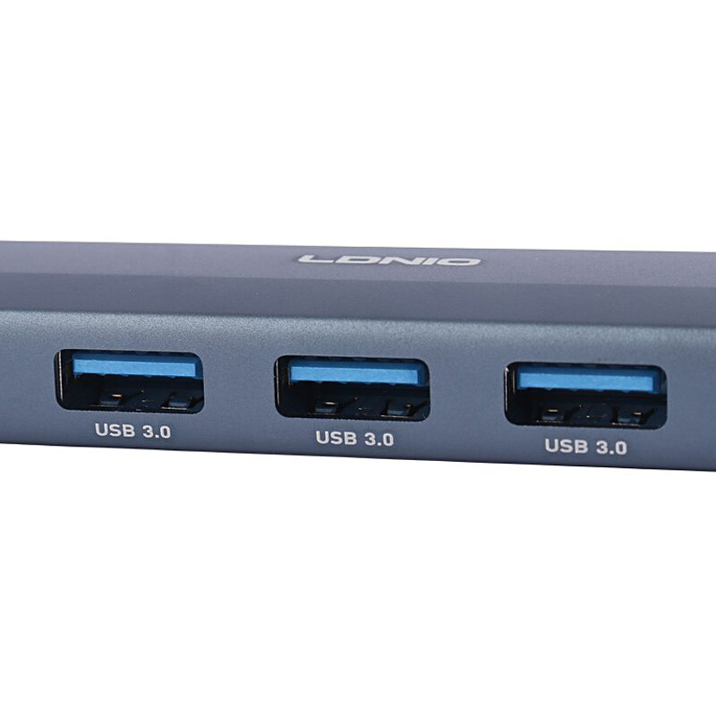 هاب 4 پورت Type-C الدینیو DS-124C - 6