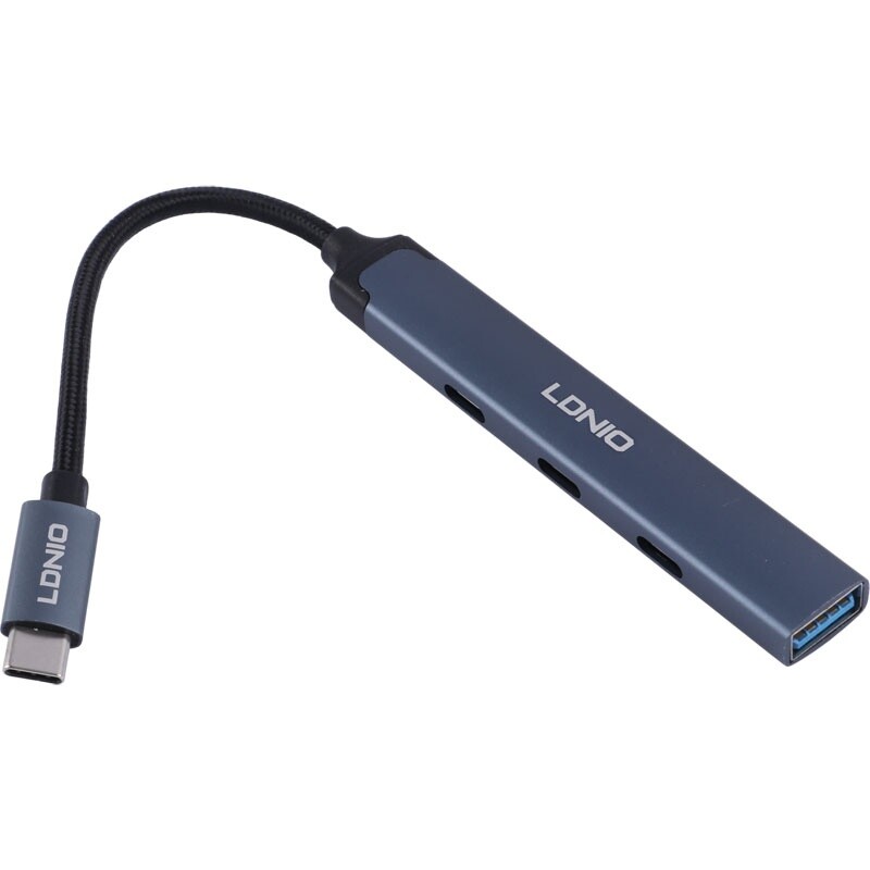 هاب 4 پورت Type-C الدینیو DS-74C - 2