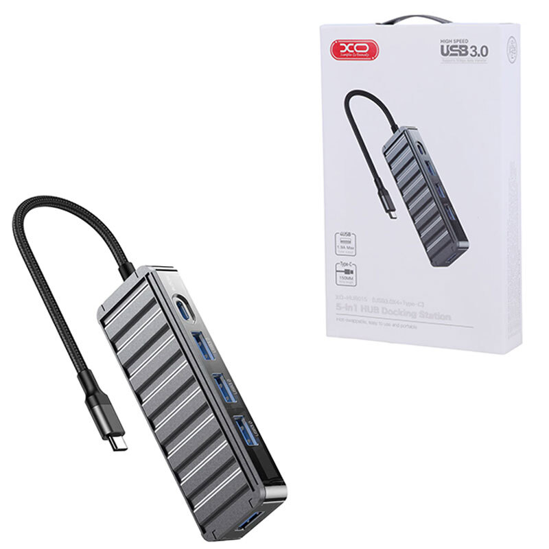 هاب 4 پورت Type-C ایکس او XO-HUB015