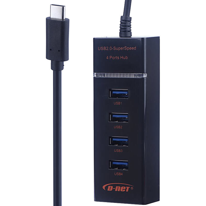 هاب 4 پورت Type-C دی نت DT-423 - 2