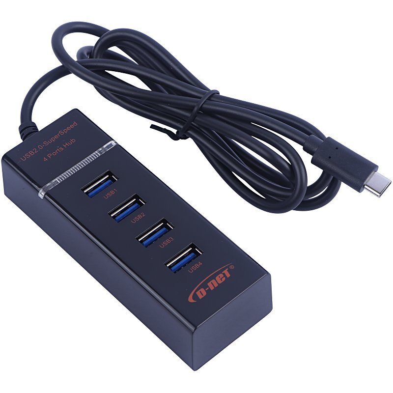 هاب 4 پورت Type-C دی نت DT-423 - 3