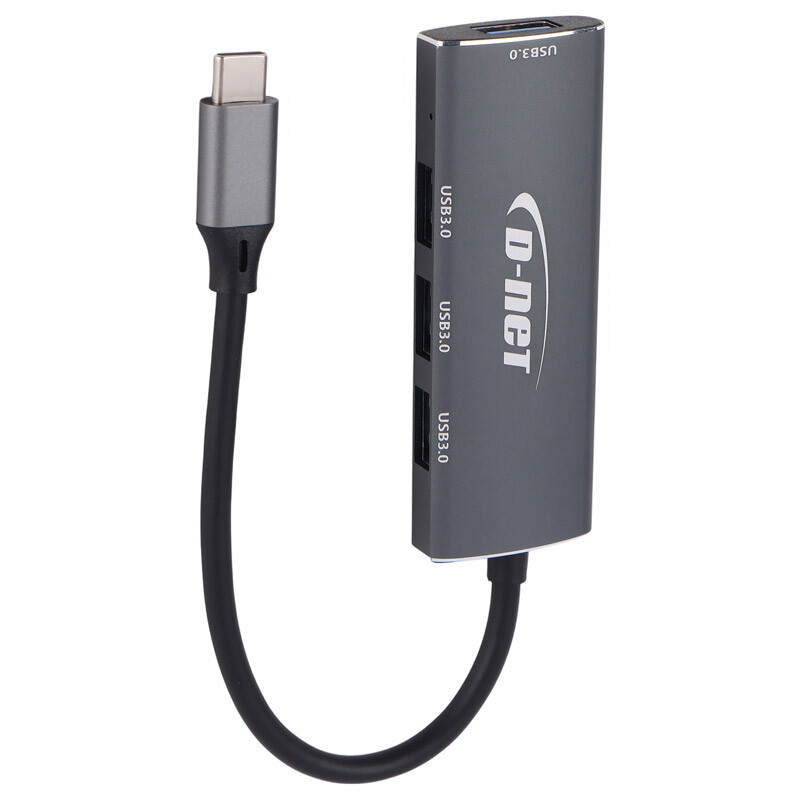 هاب 4 پورت Type-C دی نت DT-430 - 2