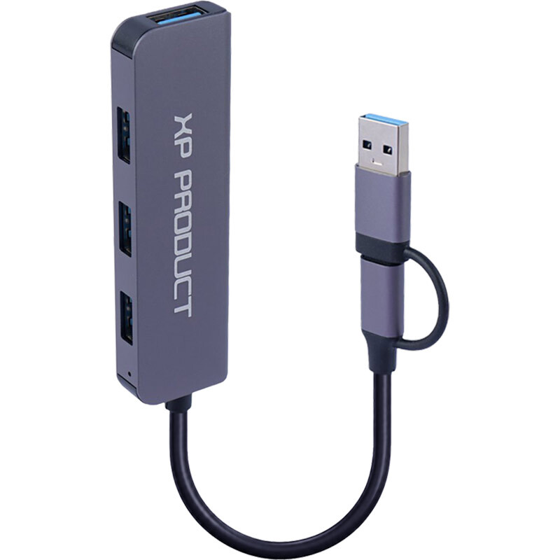هاب 4 پورت Type-C / USB 3.0 ایکس پی پروداکت XP-H829U - 5
