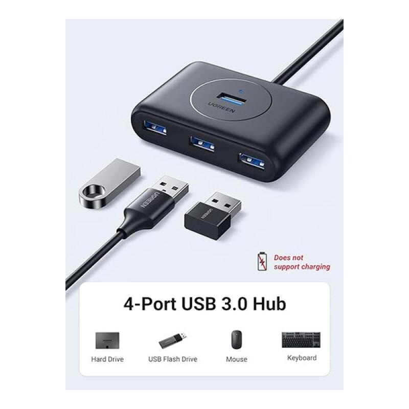 هاب 4 پورت Type-C / USB 3.0 یوگرین CR113-40850 - 4