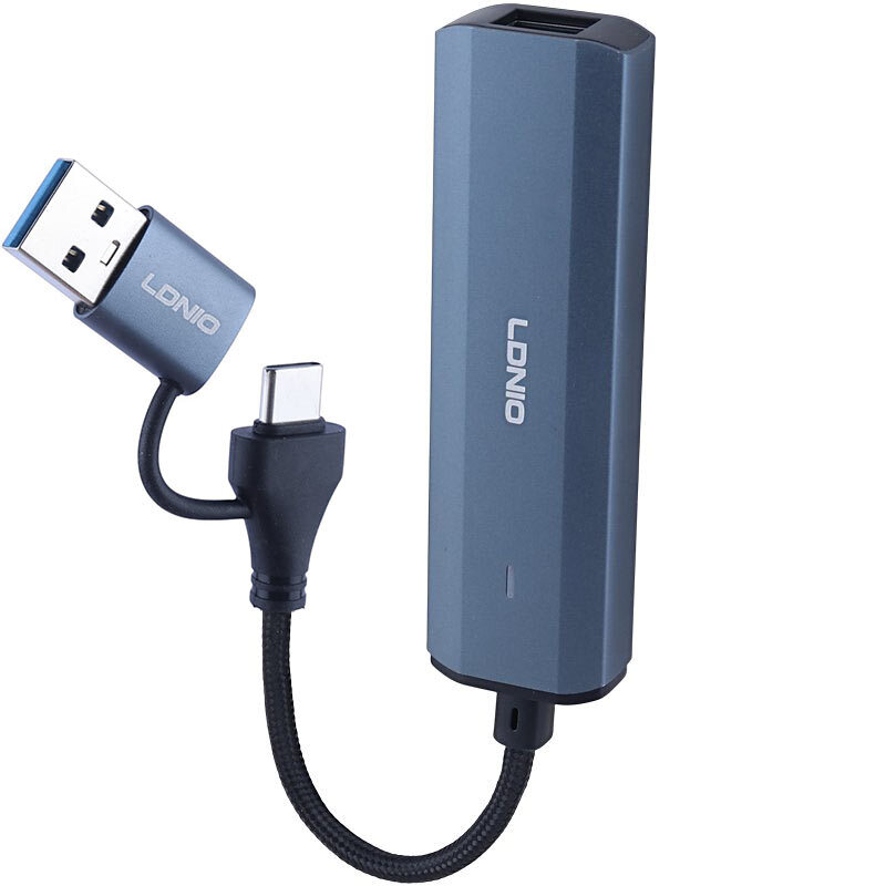 هاب 4 پورت Type-C / USB3.0 الدینیو DS-124UC - 2