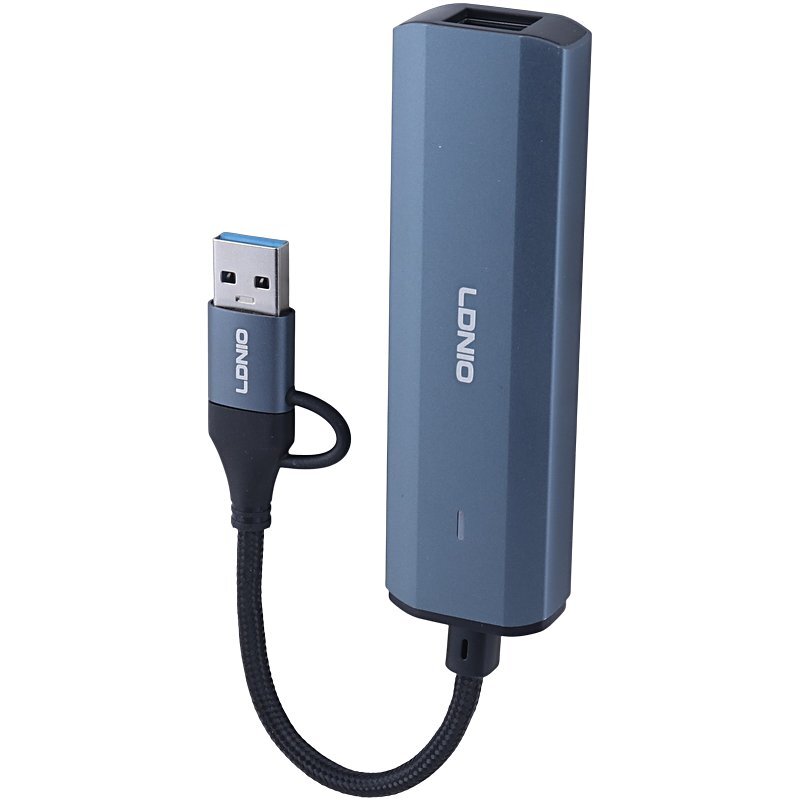 هاب 4 پورت Type-C / USB3.0 الدینیو DS-124UC - 3