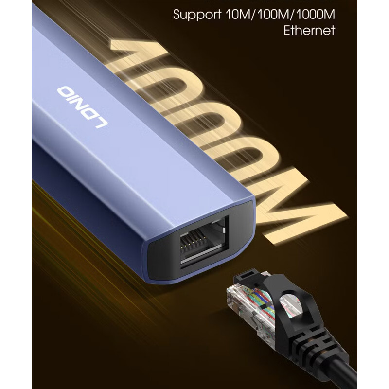 هاب 4 پورت Type-C / USB3.0 الدینیو DS-124UC - 4