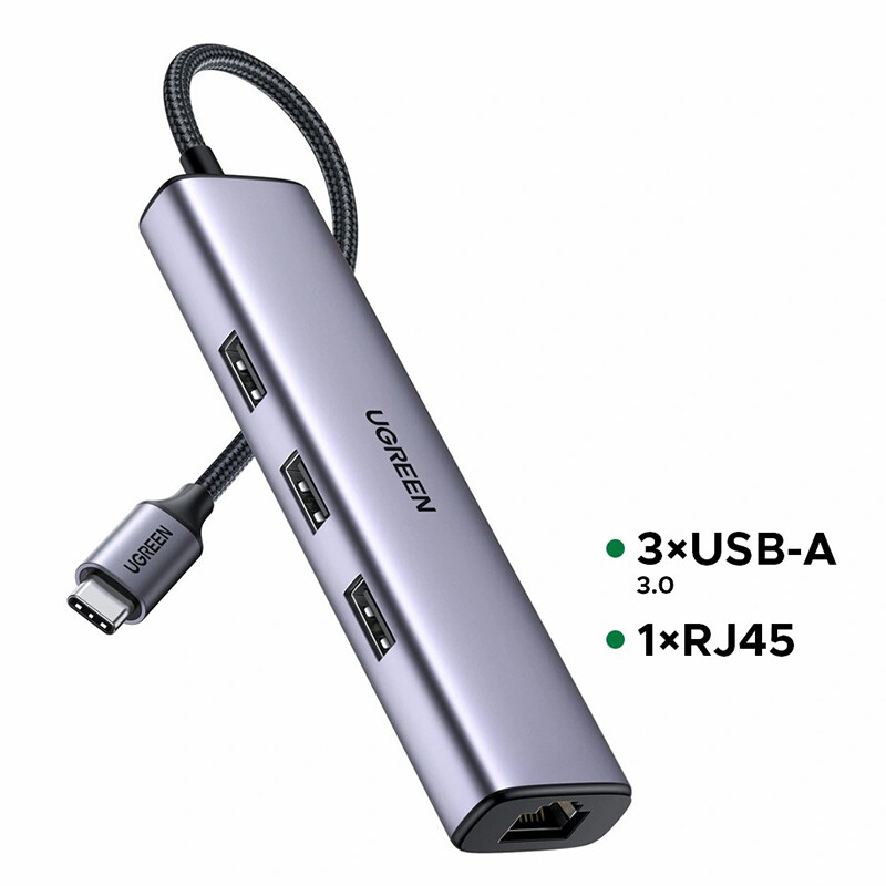 هاب 4 پورت Type-C یوگرین CM475-60600 - 4